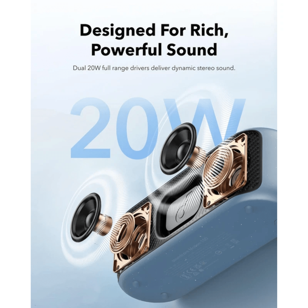 اسپیکر بلوتوثی قابل حمل انکر مدل Soundcore Motion 100 A3133 - تصویر 2