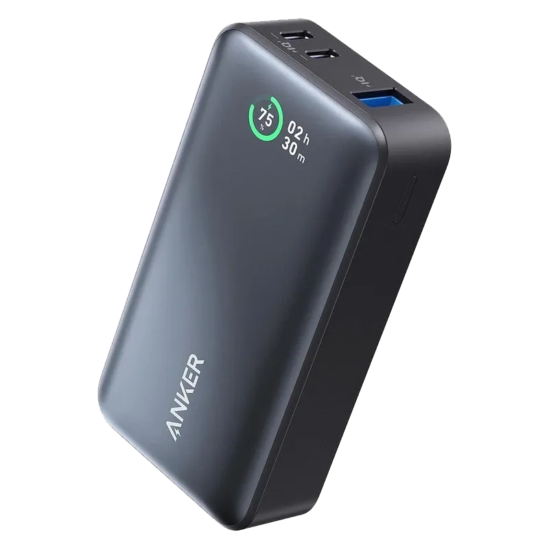 پاوربانک انکر مدل A1256 ظرفیت 10000 میلی آمپر ساعت توان 30 وات