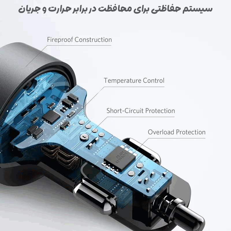 شارژر فندکی انکر مدل PowerDrive PD Plus 2 A2732