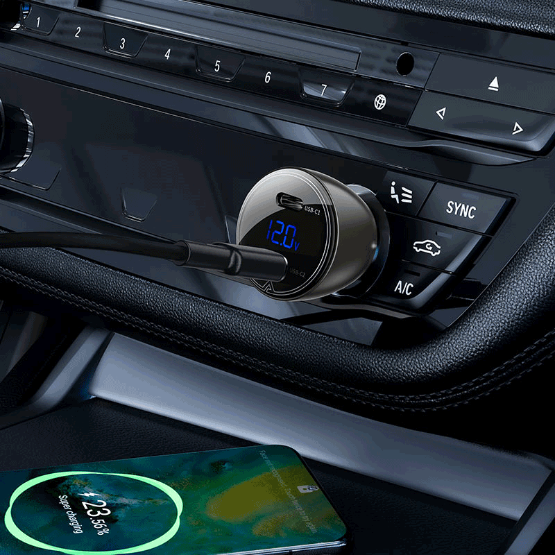 شارژر فندکی ایسفست ACEFAST B10 توان 60 وات