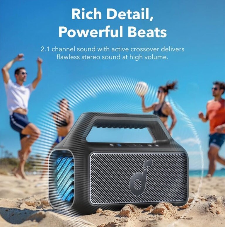 اسپیکر بلوتوثی قابل حمل انکر مدل Soundcore Boom 2 A3138