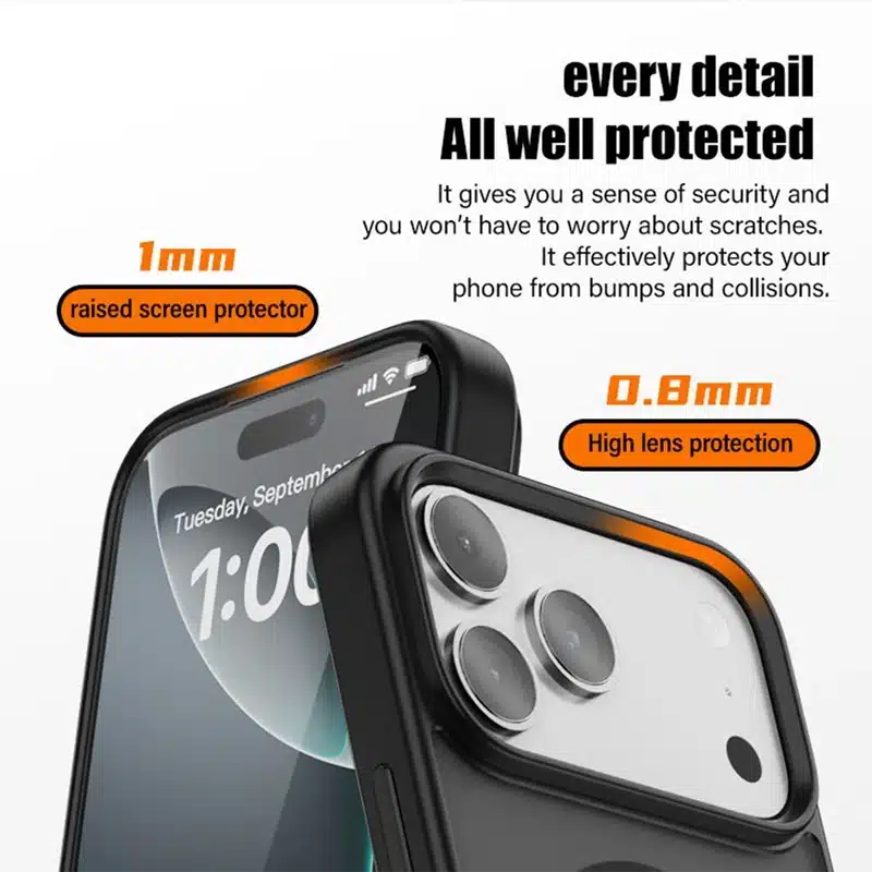 قاب آیفون جی تک مدل G – TECH Nexo Frost مناسب برای آیفون ۱۷ پرو مکس