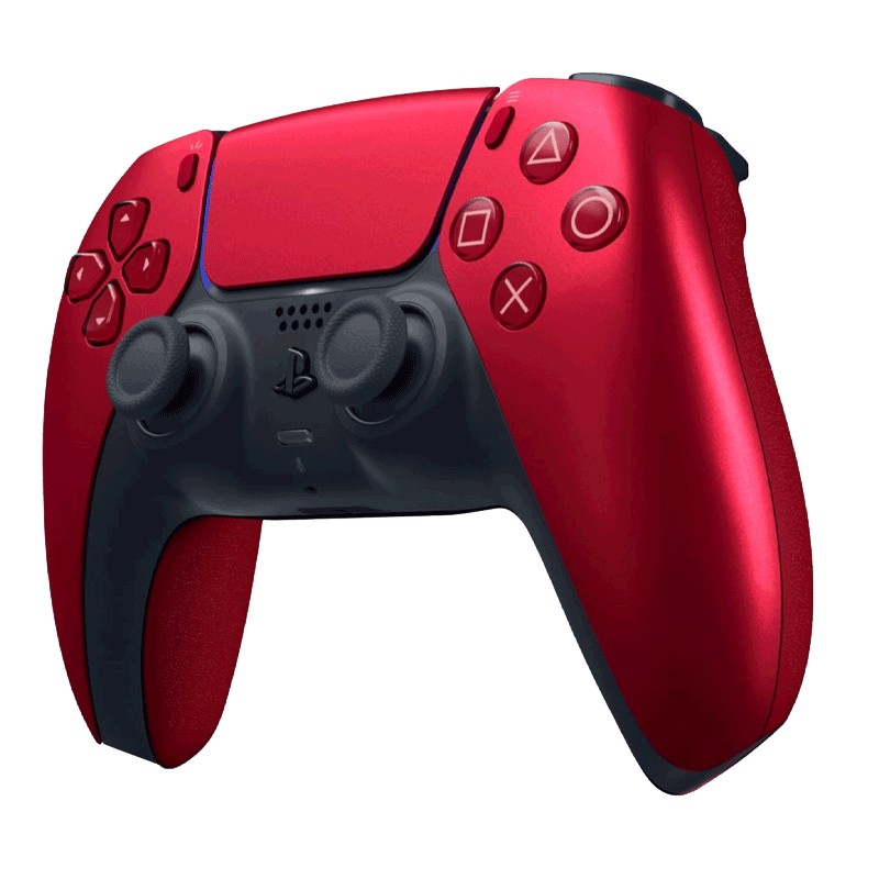 دسته بازی PS5 قرمز متالیک مدل DualSense Volcanic Red