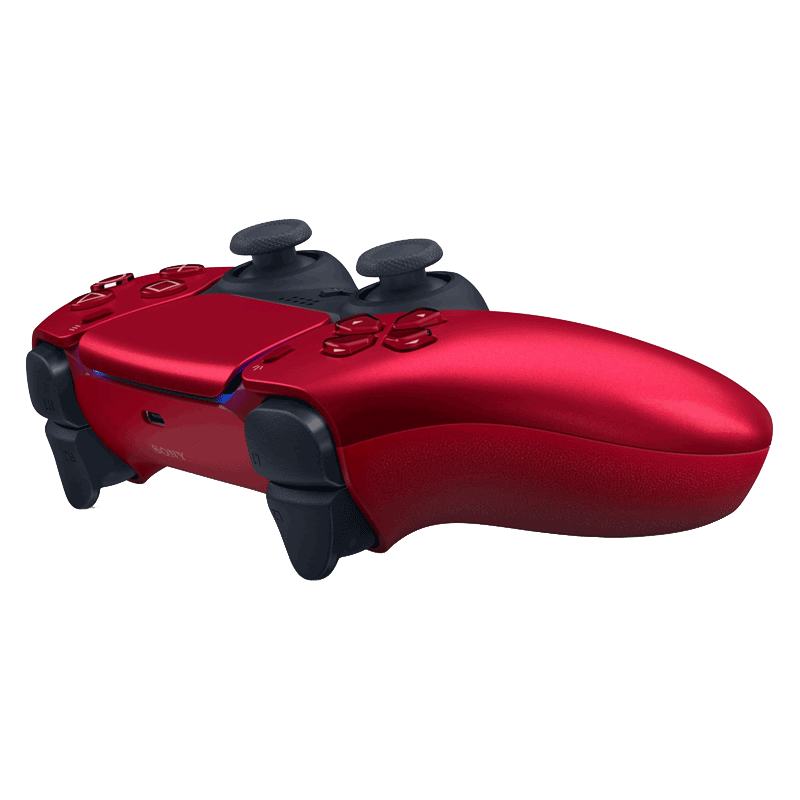 دسته بازی PS5 قرمز متالیک مدل DualSense Volcanic Red