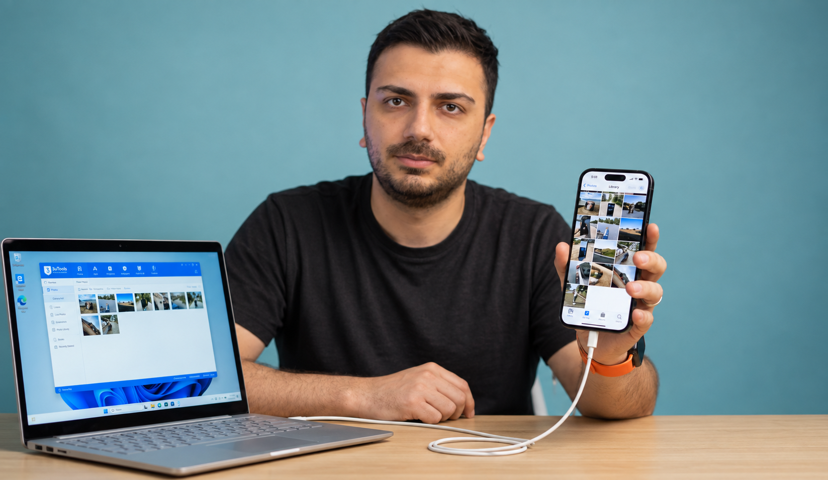 آموزش 3uTools؛ اتصال آیفون به لپ‌تاپ برای انتقال عکس و فیلم